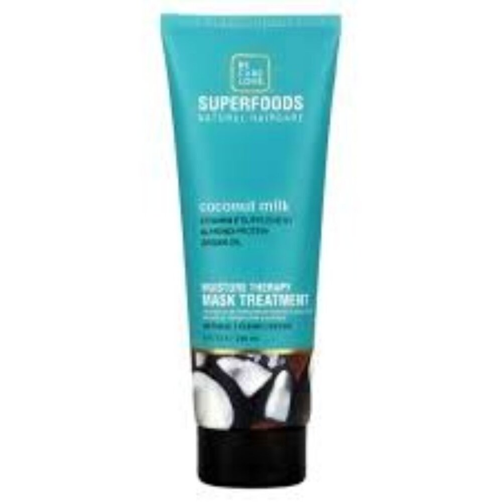 Be Care Love SuperFoods Coconut Milk Moisture Therapy Mask Treatment, 8 Oz